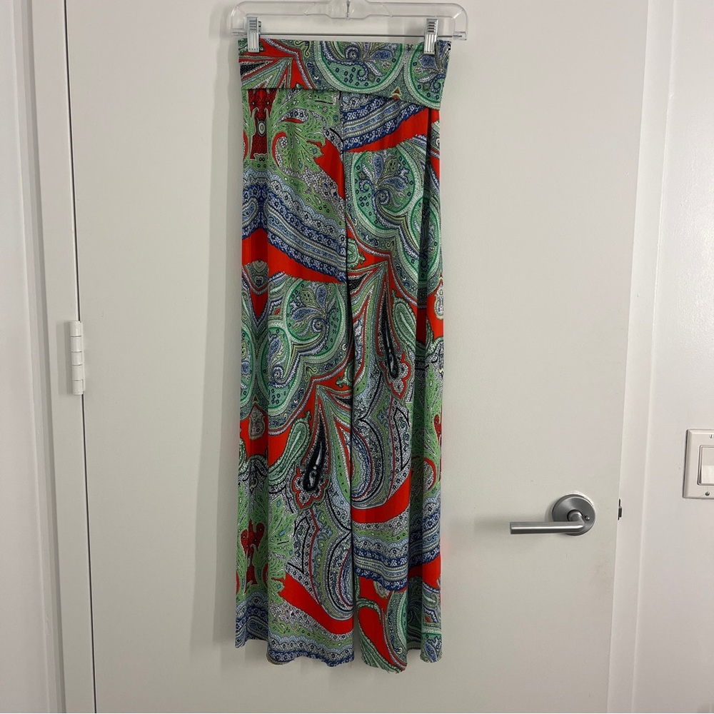 Colorful Wide Leg Pants - Picture 2 of 5